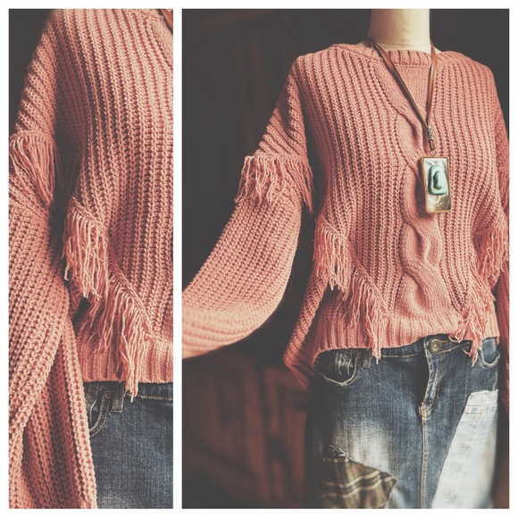 Fringe Sweater Crewneck - Picture 7 of 8